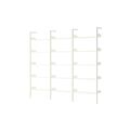 Rhomb IF1 &IF4 & IF4 Regalkonfiguration F Lackierte Eiche/Alabaster