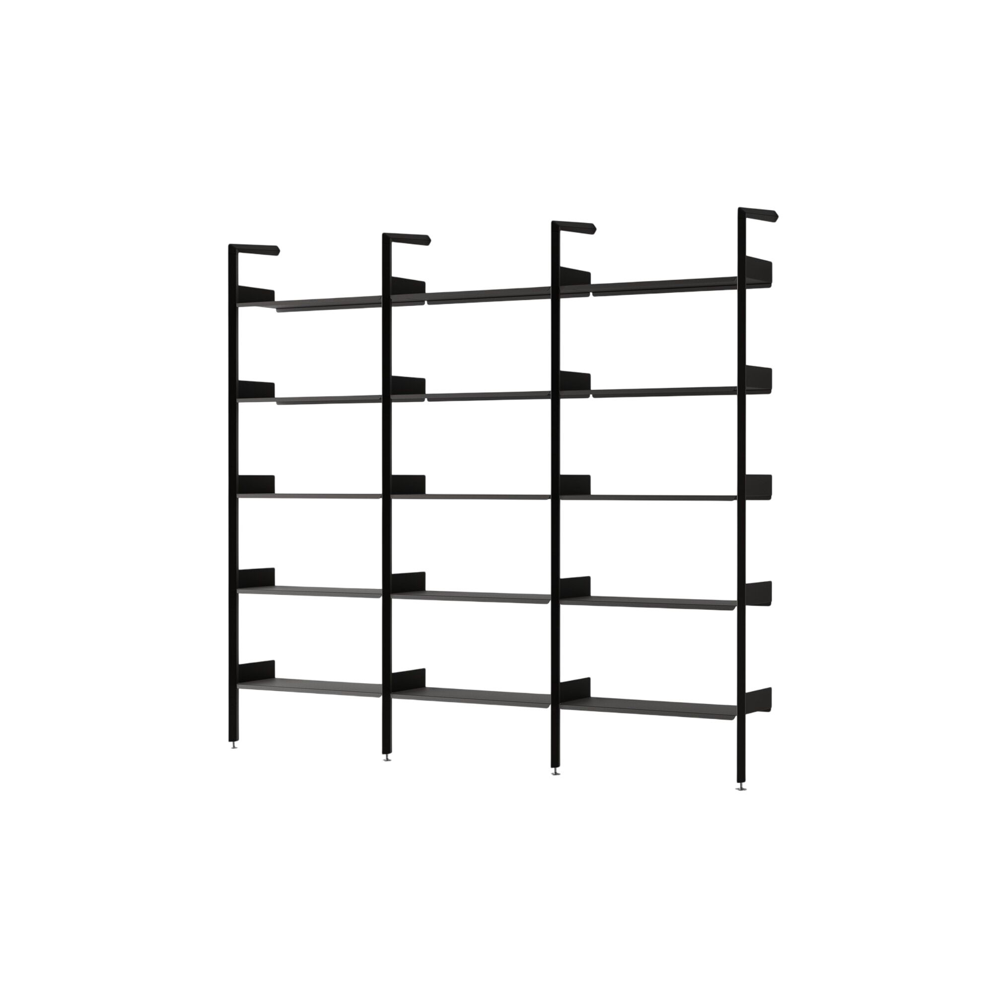 Rombe IF1 ogIF4 og IF4 Hyllekonfigurasjon F Lakkert Valnøtt/antrasitt