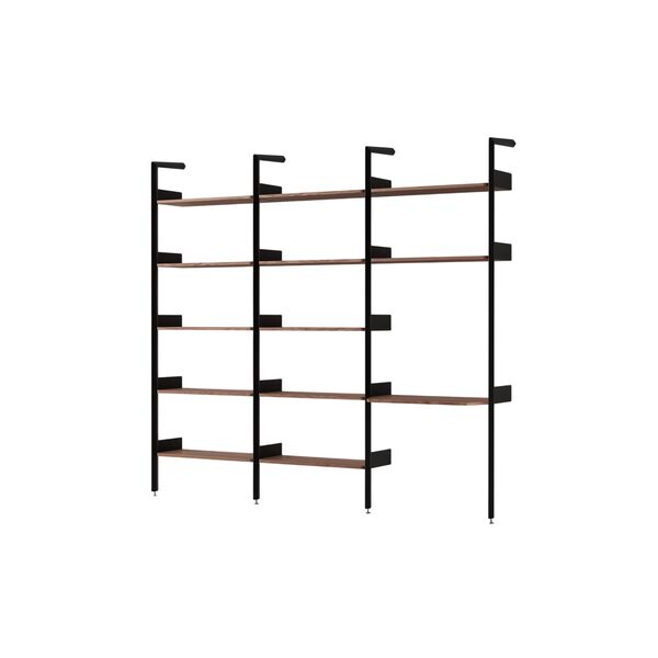 Rhomb IF1 &IF4 & IF5 Configuración de estantería G Nuez lacado