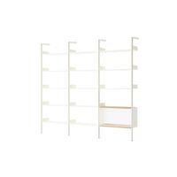 Rhomb IF1 &IF4 & IF6 Regalkonfiguration H Lackierte Eiche/Alabaster