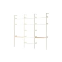 Rombe IF2 &IF4 & IF5 Regalkonfiguration in Lackierter Eiche/Alabaster