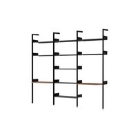 Rombe IF2 &IF4 &IF5 Regalkonfiguration in Lackiertem Walnuss/Anthrazit