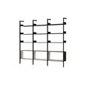 Rombe IF3 &IF6 & IF6 Étagère Configuration K Noyer laqué/Anthracite
