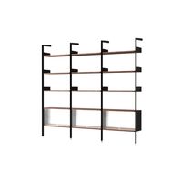 Rhomb IF3 &IF6 & IF6 Shelving Configuration K Lacquered Walnut