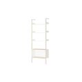 Rombe Full Bay IF3 Schrankregal, Lackierte Eiche/Alabaster