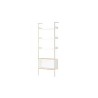 Rombe Full Bay IF3 Schrankregal, Lackierte Eiche/Alabaster