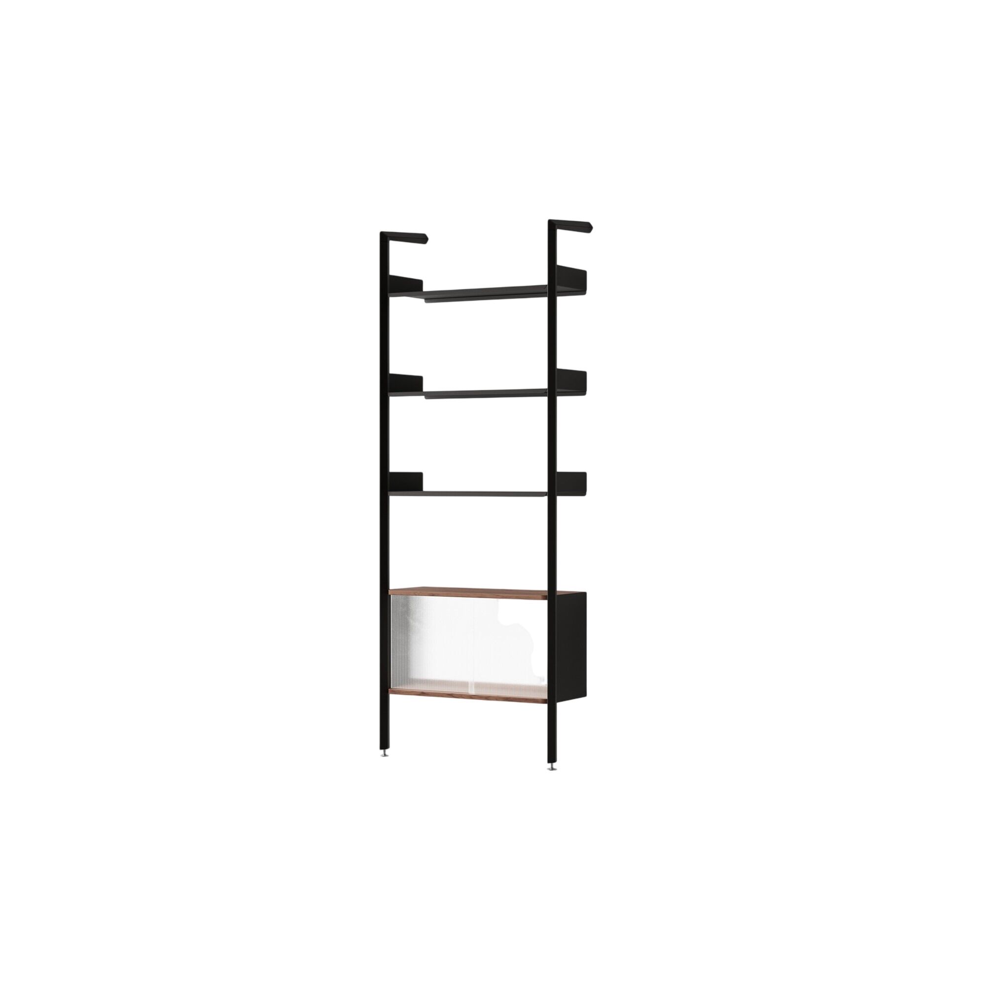 Rombe Full Bay IF3 Cabinet Reol Lakeret Valnd/Antracit