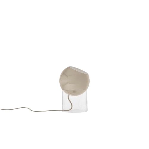 Topan VP13 Bordlampe Klar Akryl/ Grå Beige