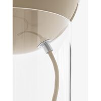 Topan VP13 Table lamp Clear Acrylic/ Gray Beige