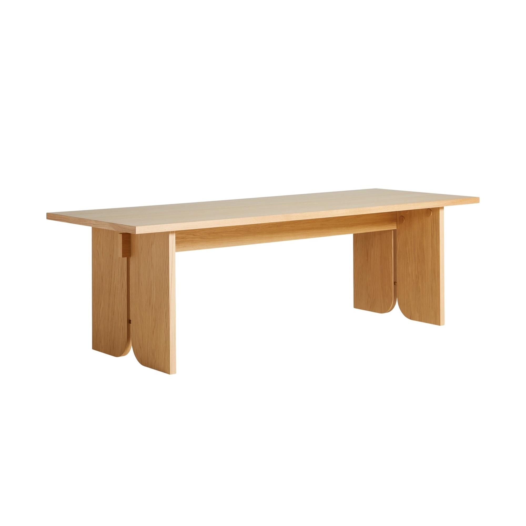 Kimono Spisebord 240 Hvidpigmenteret Eg