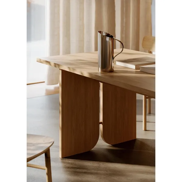 Kimono Dining Table 240 White Pigmented Oak