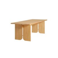 Kimono Dining Table 240 White Pigmented Oak