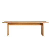 Kimono Dining Table 240 White Pigmented Oak