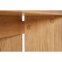 Kimono Dining Table 240 White Pigmented Oak