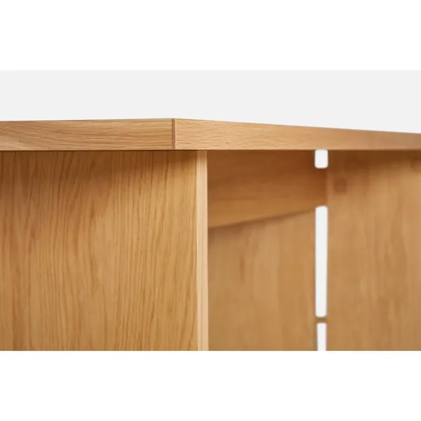 Kimono Dining Table 240 White Pigmented Oak