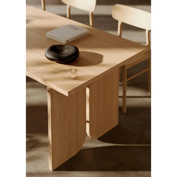 Kimono Dining Table 240 White Pigmented Oak