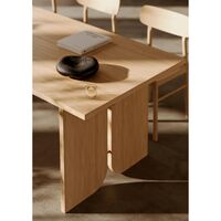 Kimono Dining Table 240 White Pigmented Oak
