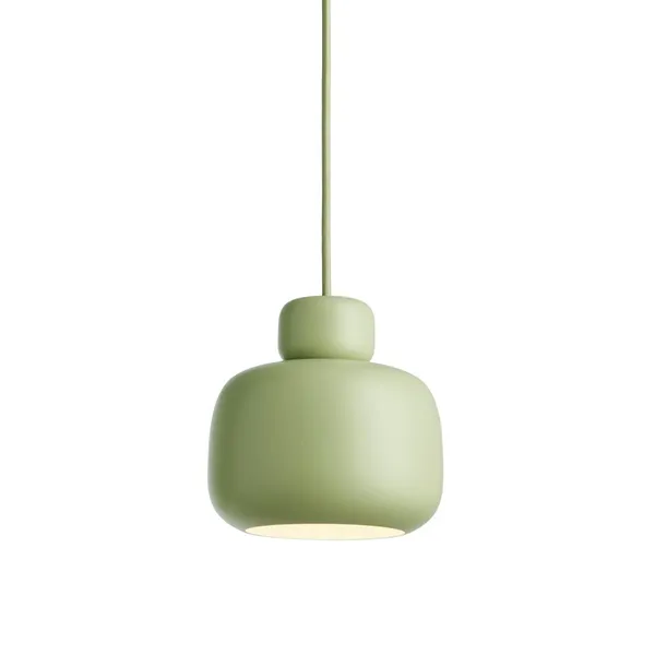 Stone Pendant Small Matcha Green