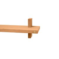 Treat Shelf Single Groot Geolied Natuurlijk Eiken