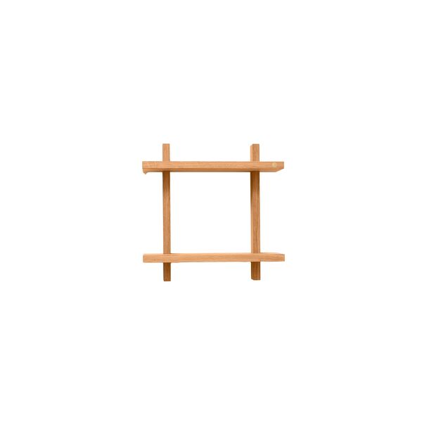 Treat Shelf Double Small Oiled Oak