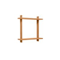 Treat Shelf Double Large Oiled Natural Oak