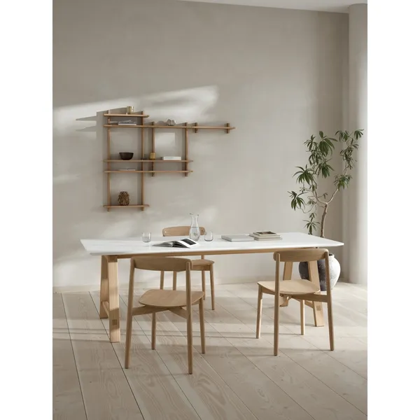 Treat Shelf Double Large Oiled Natural Oak