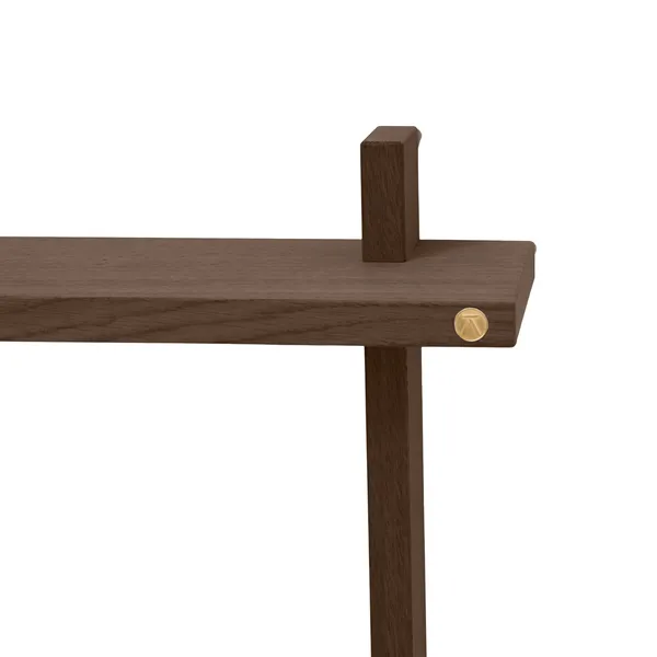 Treat Shelf Double Large Smoked Oiled Oak