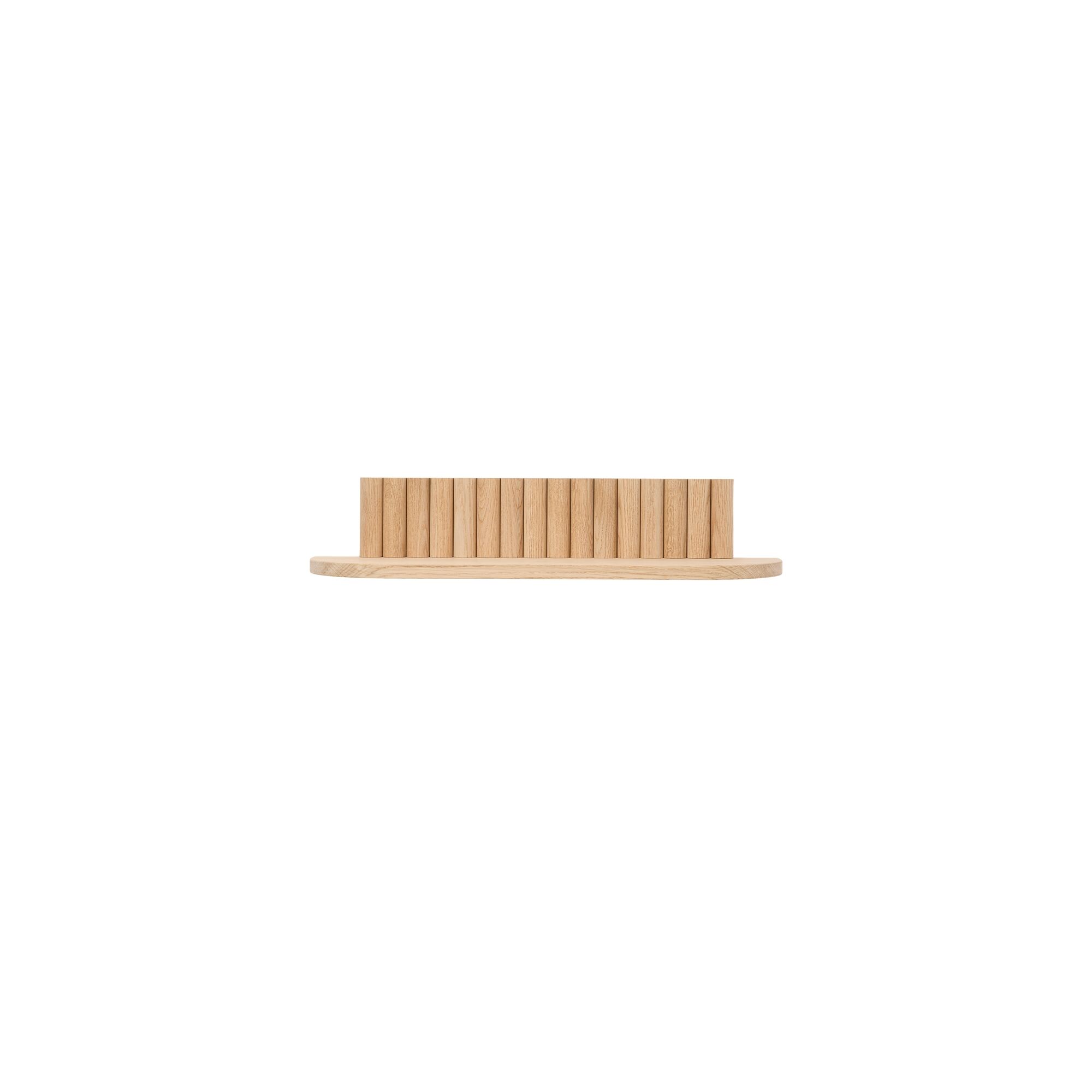 Petit Étagère Pilier en Chêne d'