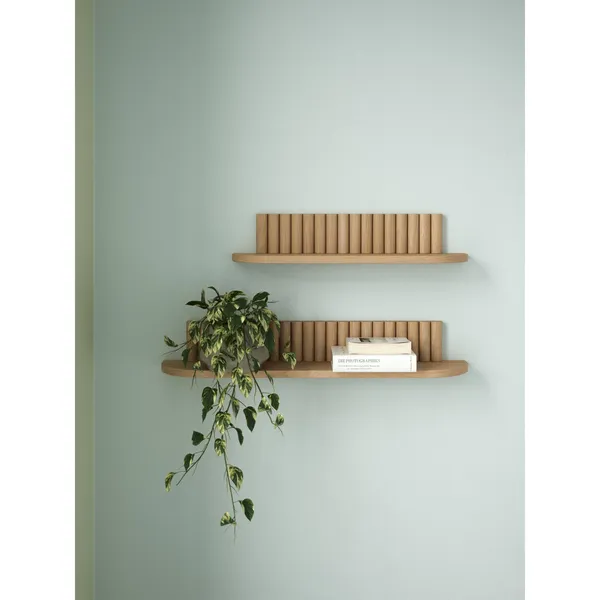 Pillar Shelf Groot Gerookt Geolied Eiken