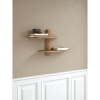 Bend Shelf Smoked Oiled Oak