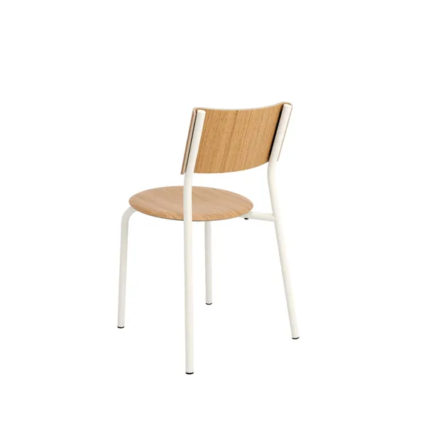 SSD Dining Chair Oak/Cream White