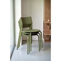 SSD Dining Chair Walnut/Khaki Green