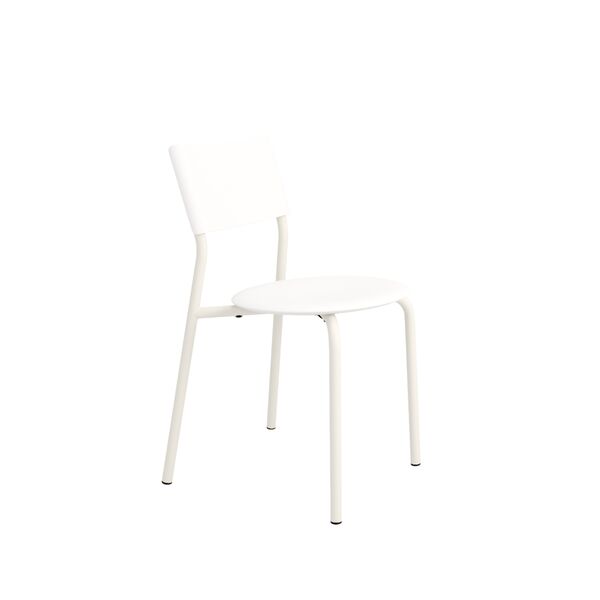 Silla de Comedor SSDr Color Crema y Blanco