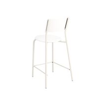 SSDr Barhocker 65 cm Cremeweiß