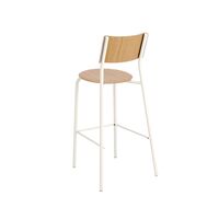 SSD Bar Stool 75 cm Oak/Cream White