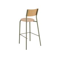 SSD Bar Stool 75 cm Oak/Khaki Green