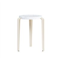 LOU Stool Recycled Plastic White/Cream White