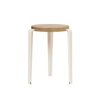 LOU Skammel Egetræ/Cream White