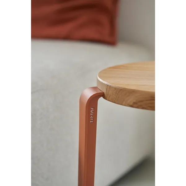 LOU Stool Oak/Cream White