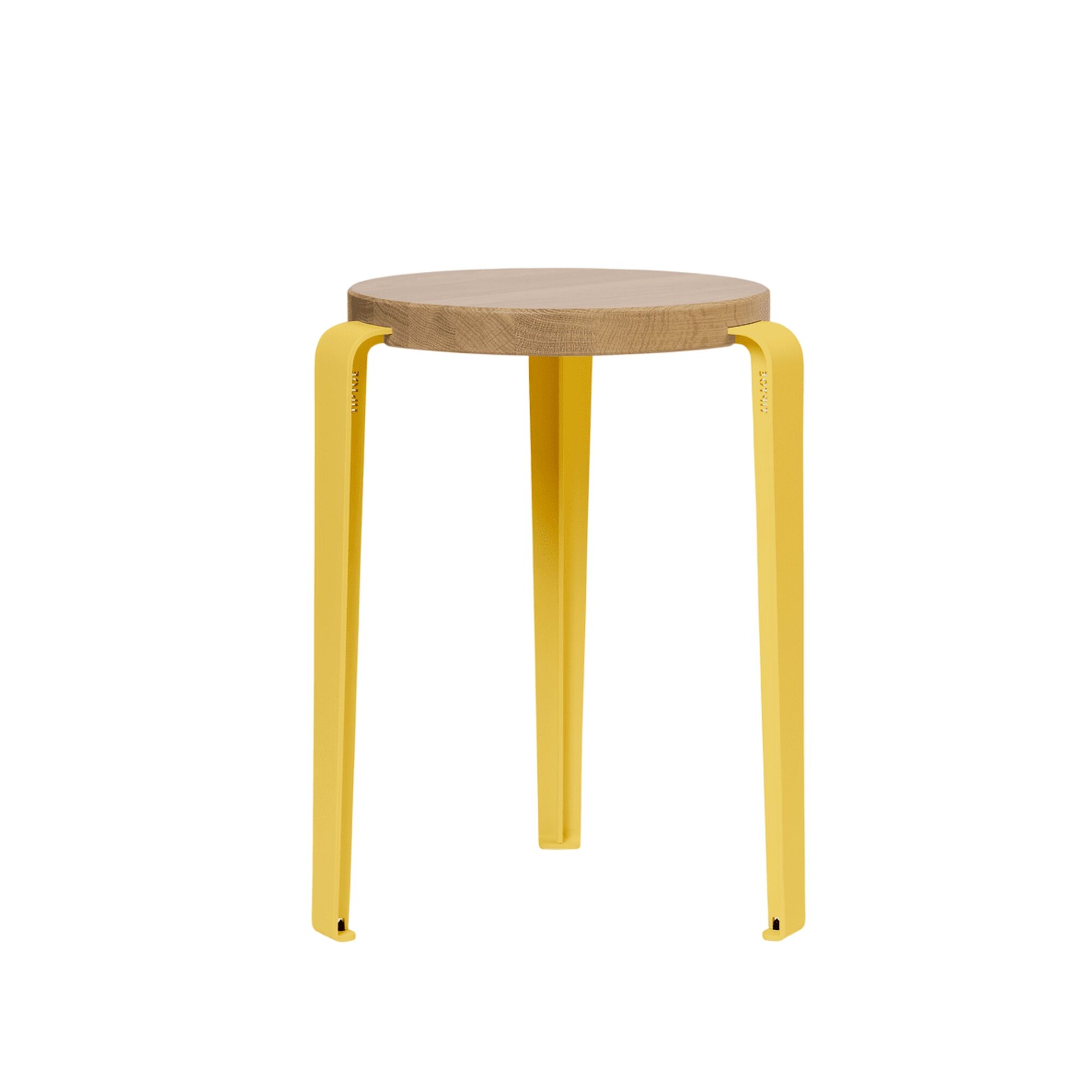 LOU Skammel Egetr/Brioche Yellow