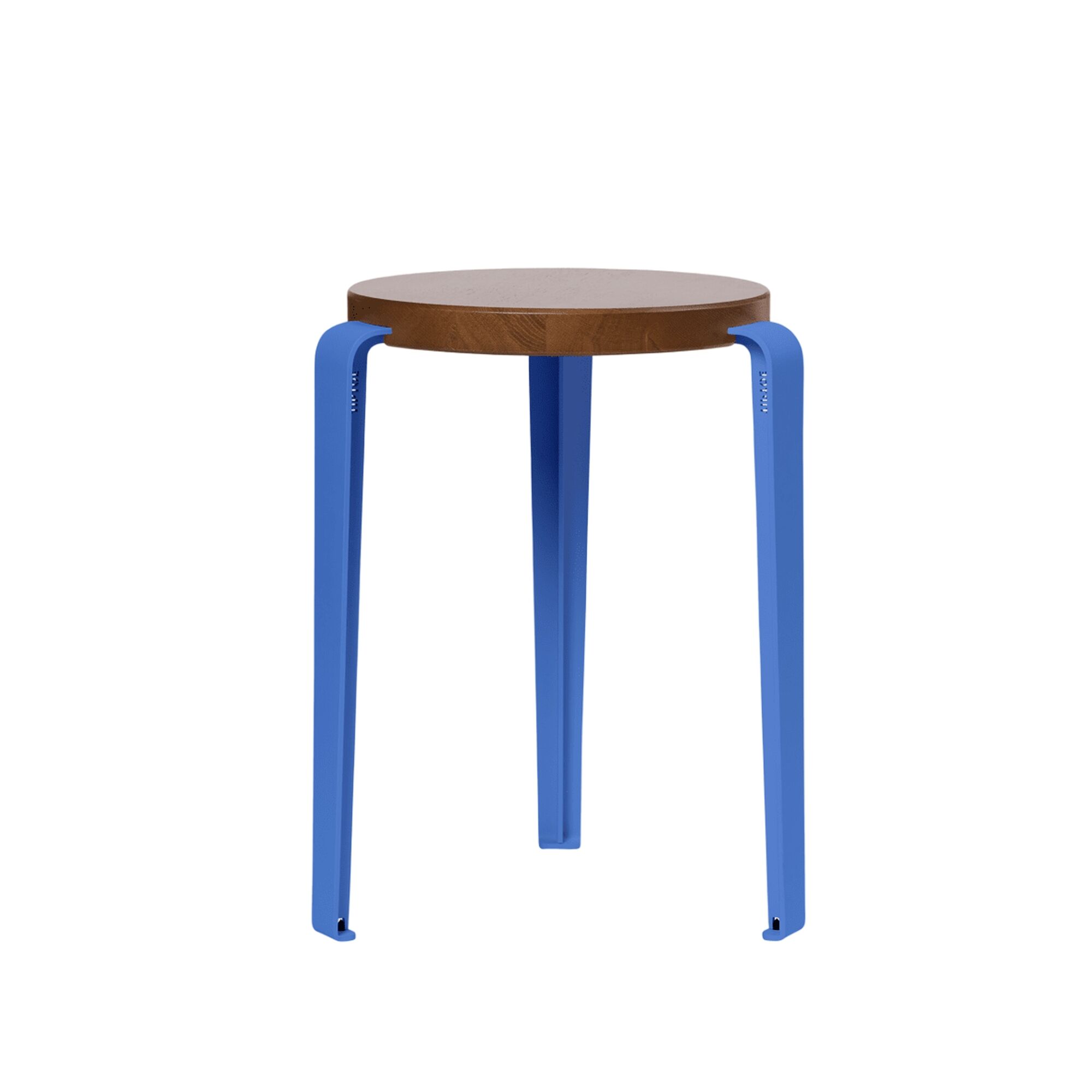 LOU Skammel Farvet Egetr/Azure Blue