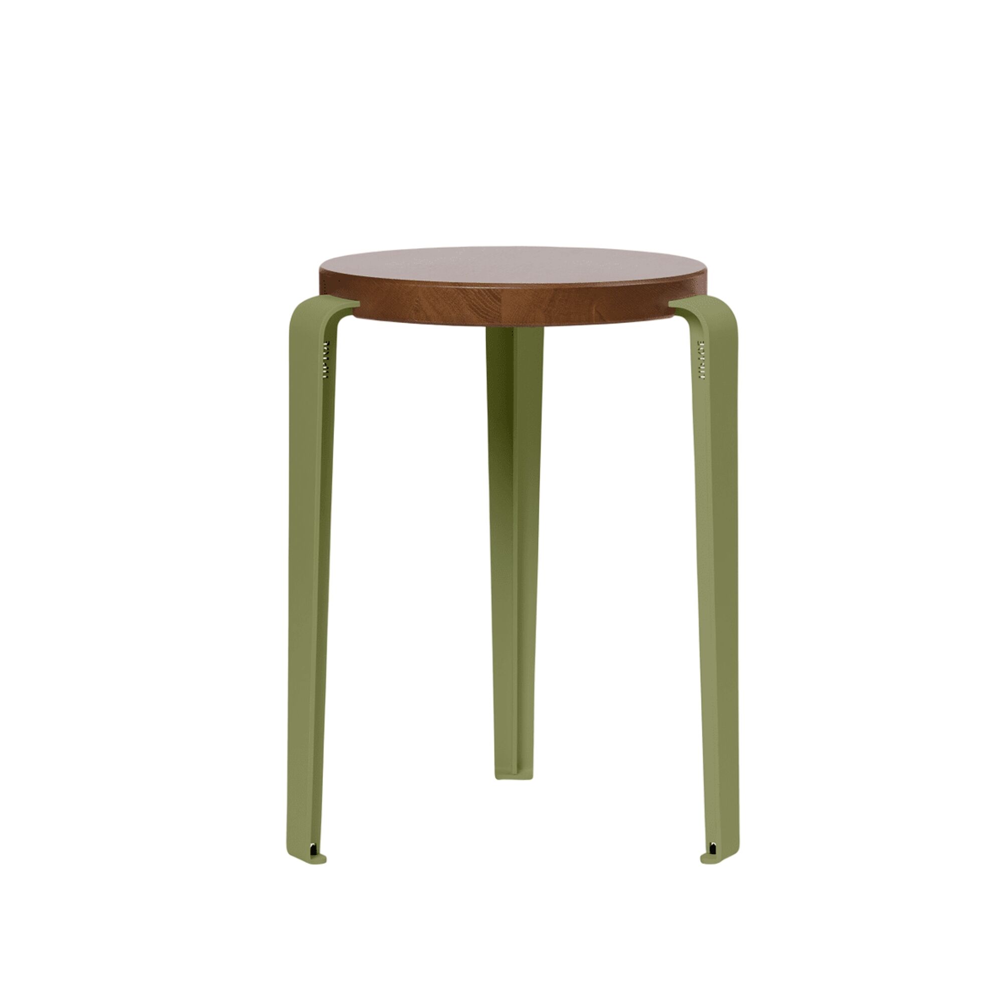 LOU Skammel Farvet Egetr/Khaki Green