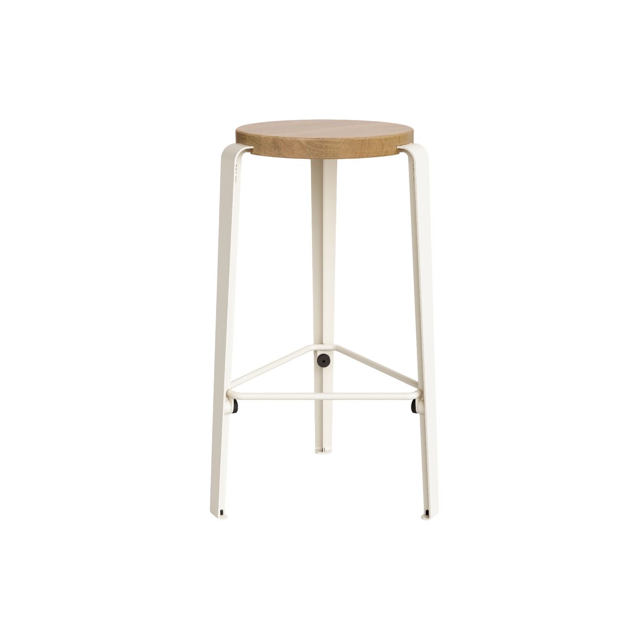 MI LOU Skammel Egetræ/Cream White
