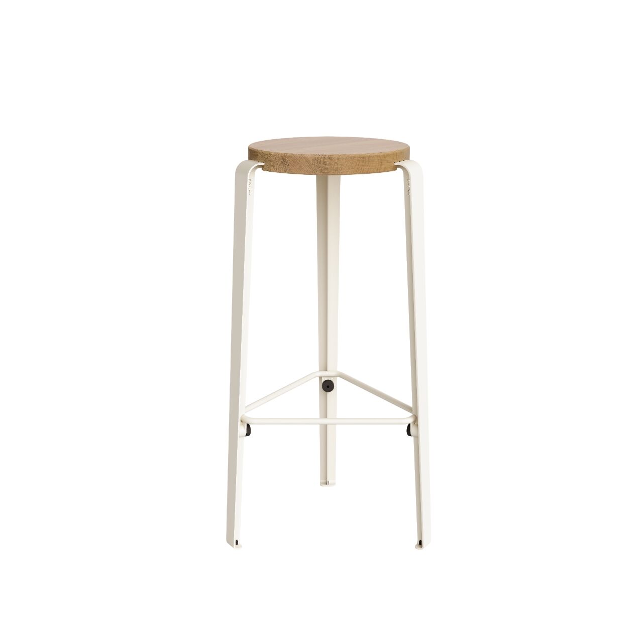 BIG LOU Skammel Egetræ/Cream White