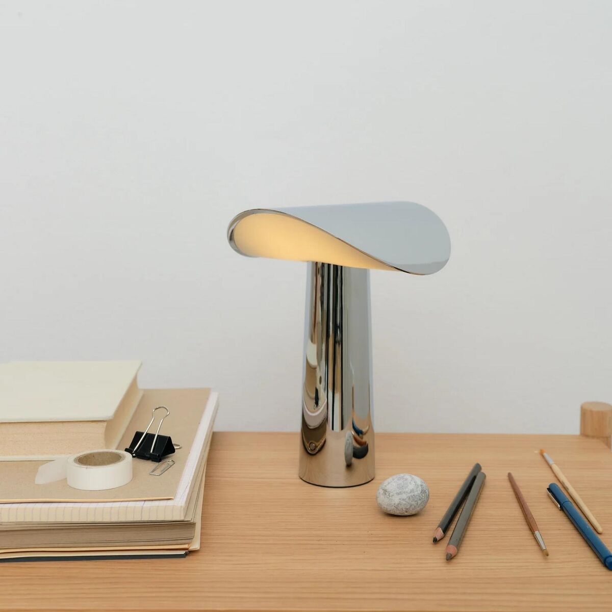 Lium Portable Lamp Chrome