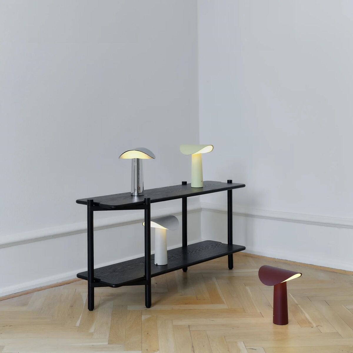 Lium Portable Lamp Chrome
