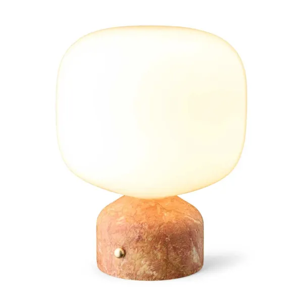 Meemo Tragbare Lampe Golden Red Marble