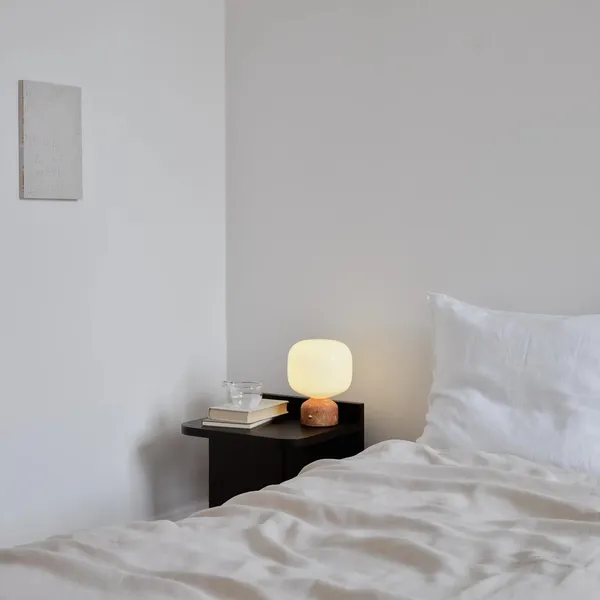 Meemo Tragbare Lampe Golden Red Marble