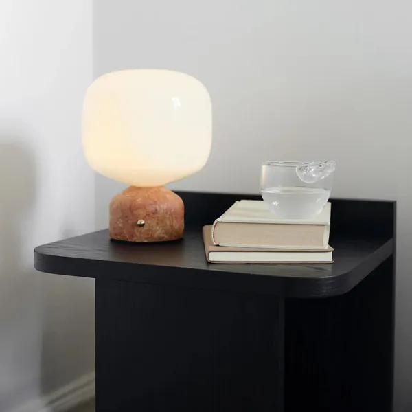 Meemo Tragbare Lampe Golden Red Marble