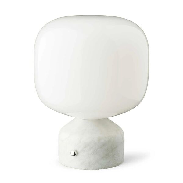 Meemo Portable Lamp White Marble